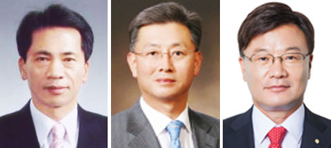 (왼쪽부터)김용복, 김승희, 김원규.