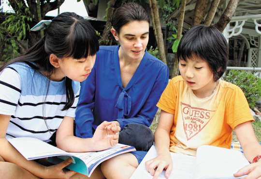 무사고 지역(알라방)이라 안심… '밀착 관리'로 영어 실력 업~