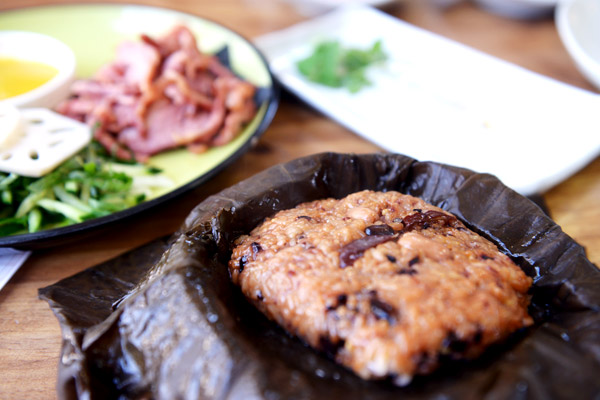 연잎밥은 함양의 대표적인 웰빙 음식으로 알려져 있다.