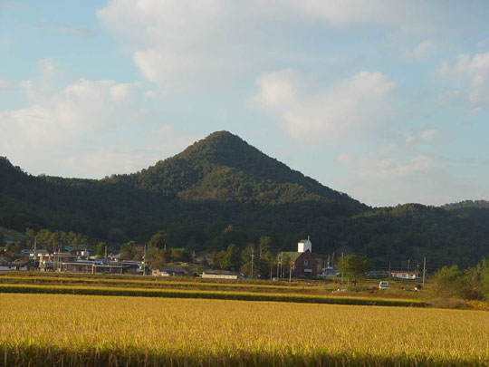 지난 2004년 세종시 건설 전의 원수산