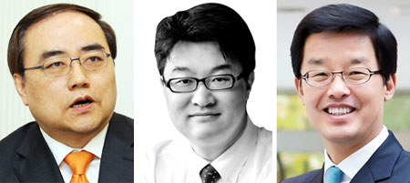 
(왼쪽부터)김성한, 김흥규, 박철희.
