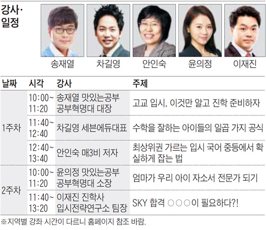 강남·목동·분당·일산·대구·부산  중등맘 브런치에듀 개최