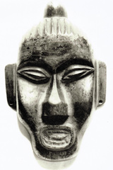 부여 2~3세기 금동 얼굴 사진