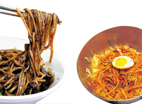 짜장면과 쫄면 사진