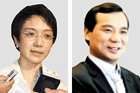 鄧小平 손녀 덩줘루이, 鄧小平 손녀 사위 우샤오후이 사진