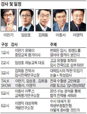 대입 전략·로드맵… 입시의 모든 것 만나보세요