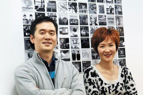 커뮤니티 서비스 ‘빙글’을 창업한 문지원(오른쪽), 호창성 부부. 빙글의 최고경영자와 최고전략책임자를 맡고 있는 이 부부는 동영상 서비스 비키를 성공적으로 매각한 이후 커뮤니티 서비스 ‘빙글’을 만들었다.