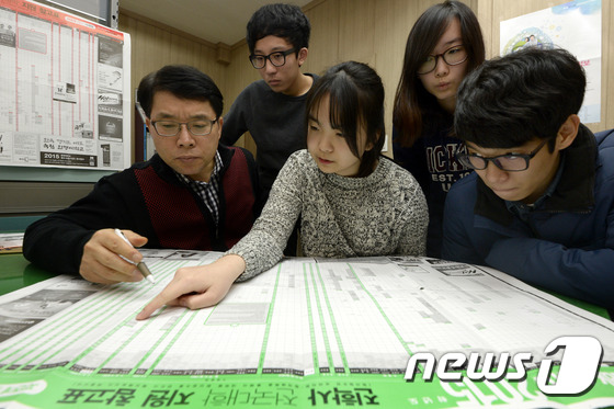 "2015년 수능, 수학B 만점·영어 1문제 틀려야 1등급" 