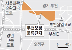 부천오정 물류단지.