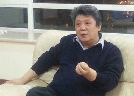 
 2013년 3월 중국 베이징에서 월간조선과 인터뷰를 하는 고(故) 장진호 전 진로그룹 회장 사진
