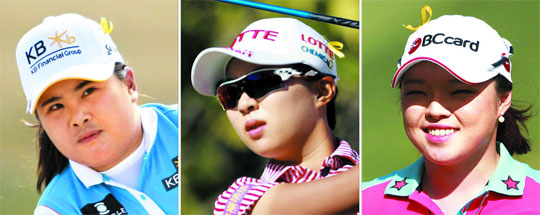 
	16��(�ѱ� �ð�) �̱� �Ͽ��� �����ļ��� �ڿø��� �����忡�� ���� LPGA ���� �Ե� è�Ǿ�� 1���忡�� �ѱ� �������� 1������ ���� 6������ �۾�����. ���κ�(���ʺ���), ��ȿ��, ���ϳ� �� �ѱ� �������� �̳� ����ȣ ���� 1�ֱ⸦ �¾� �߸��� �ǹ̷� ����� ������ ���ڿ� �ް� ���Դ�.
