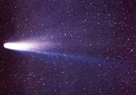 1986년 촬영된 핼리 혜성/위키미디어