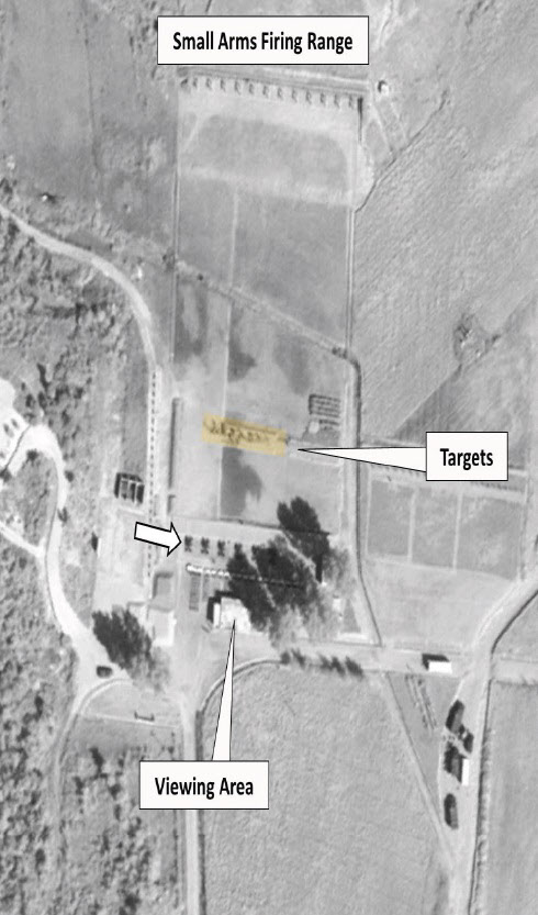 ë¶íì¸ê¶ììí(HRNK)ê° 29ì¼(íì§ ìê°) ê³µê°í ìì± ì¬ì§. ì§ëí´ 10ì 7ì¼ ë¶í ê°ê±´êµ°ì¬íë&nbsp;¨ì¥ ìíê¸° ì¬ê²©ì¥(Small Arms Firing Range)ì ëª¨ìµì ì´¬ìí ê²ì´ë¤. ZPU-4 ëê³µí¬ 6ë(íì´í)ê° 30m ë¨ì´ì§ ê³³ì ìë íì&nbsp;ë¤(Targets)ì ê²¨ëê³&nbsp; ìë¤. ëê³µí¬ ë¤ìª½ì ê´ì¸¡ì(Viewing Area)ê° ë³´ì¸ë¤. /ë¶íì¸ê¶ììí ì&nbsp;ê³µ