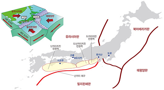 네팔 다음은 일본 난카이 해구?