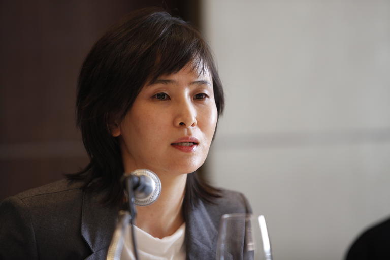 신정아씨. 사진은 2011년 3월 22일 오후 서울 롯데호텔에서 자서전 출판 간담회를 하는 모습 /조선일보DB
