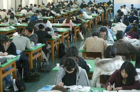 통계청에 따르면 올해 1~5월까지 평균 청년실업률(15~29세 기준)은 10.1%로 사상 최대치를 기록했다. 서울 정독도서관에서 공부하고 있는 학생 및 구직자들./조선DB