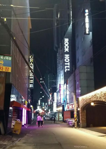지난 1일 신촌역 근처 모텔촌 모습. 신촌역 4번 출구 뒤에는 모텔 30여곳이 영업 중이다./사진=이신영
