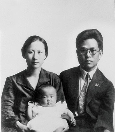 박헌영(오른쪽)과 부인 주세죽. 이들은 딸을 낳았다. /주간조선