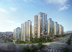 힐스테이트 백련산 4차 투시도.