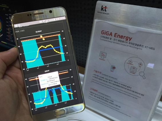 KT의 기가 에너지 플랫폼의 모습 /박성우 기자