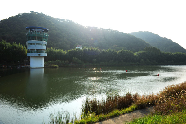 [포토] 배타고 즐기는 울산의 풍경, '태화강 나룻배'