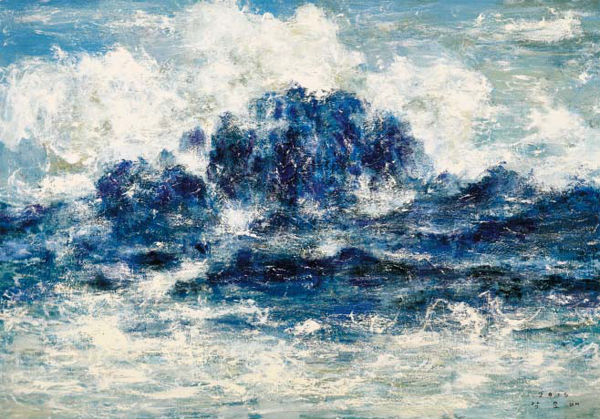 이중섭미술상 수상 기념전에서 새로 선보이는 강요배의 신작 ‘운산(雲山)’ 작품 사진