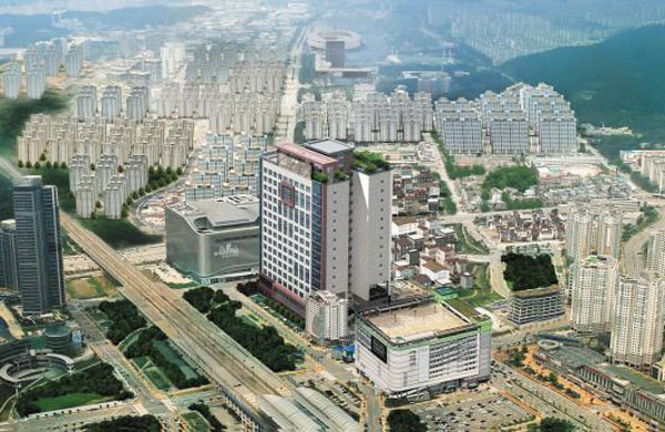 아산에서 분양 진행중인 오피스텔 ‘시그마빌S’. 내년 KTX수서역이 개통되면 서울 강남까지도 쉽게 오갈 수 있다.