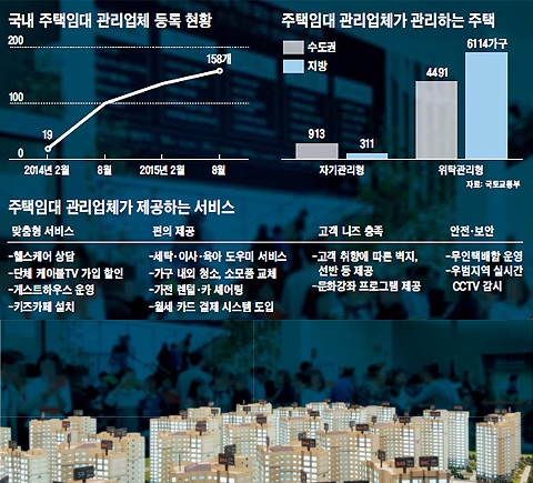 국내 주택임대 관리업체 등록 현황 그래프