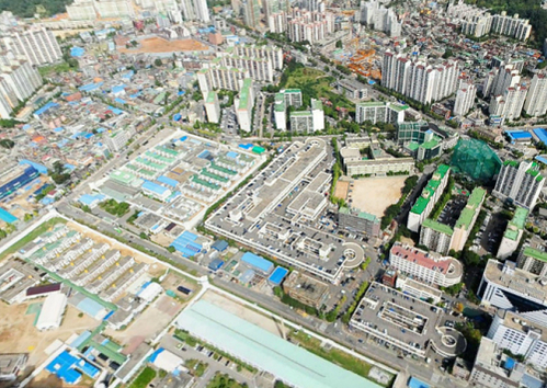  서울 구로구 옛 서울남부교정시설 부지. /네이버 항공뷰 캡처