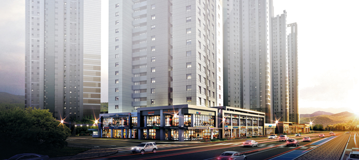 광명역 파크자이 1차 상가는 1·2차 총 2653가구(아파트·오피스텔) 규모의 광명역 파크자이를 고정 배후 수요로 확보하고 있다.