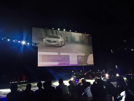 한국GM의 럭셔리 브랜드 캐딜락이 신차 CT6와 XT5를 선보이고 있다./변지희 기자