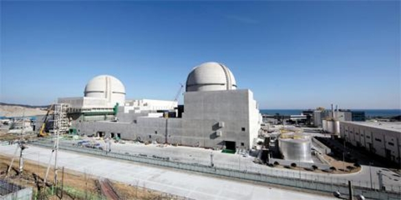 신고리 원전 3호기(오른쪽)과 원전 4호기(왼쪽)./한국수력원자력 제공