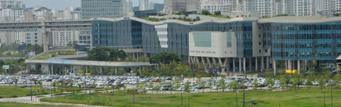 기획재정부·산업통상자원부 등 국가 정책을 수립하는 중앙행정기관이 밀집한 정부세종청사의 모습