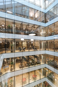 영국 런던의 금융가 무어게이트에 위치한 위워크 사무실.