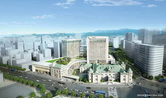  리모델링이 완료된 한국은행 부속 건물의 예상 모습. /한국은행 제공
