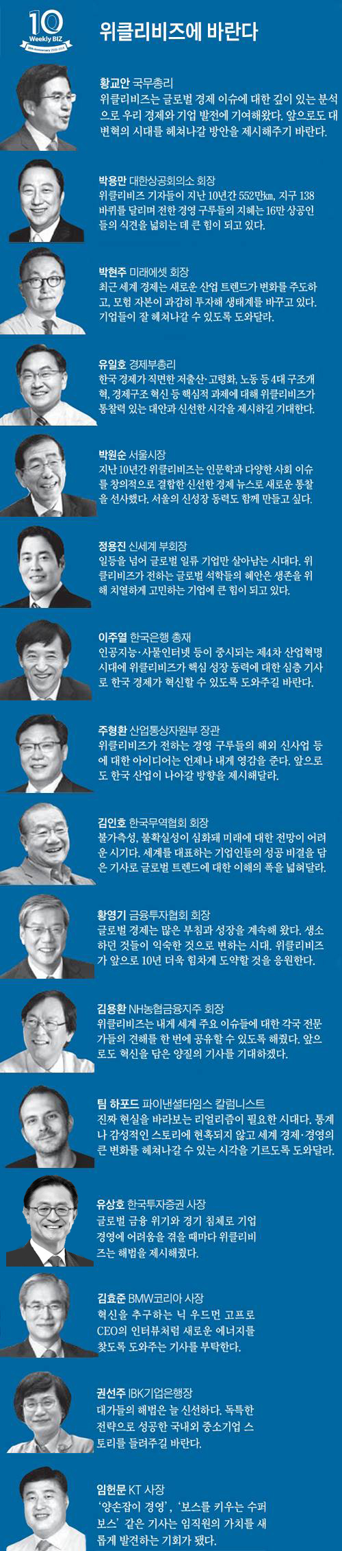 위클리비즈에 바란다