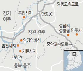 원주 여행지도