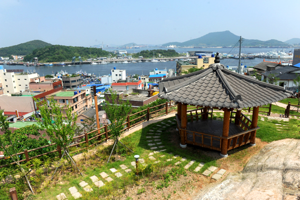 목포진역사공원에서 내려다본 목포의 전망