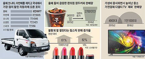 올해 쏘나타, 아반떼를 제치고 국내에서 가장 많이 팔린 자동차에 오른 포터 외