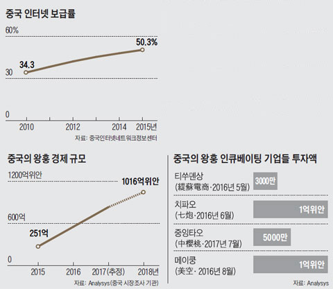 중국 인터넷 보급률 외