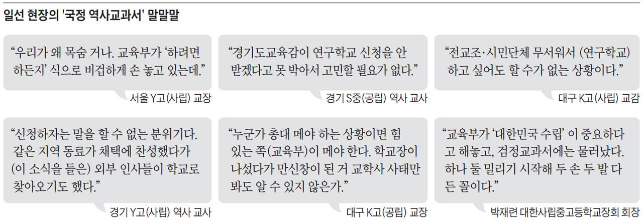 전교조 국정교과서 방해, 교육부는 無대책