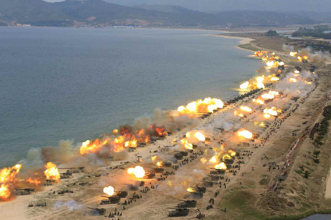 【韓国統一部】北朝鮮の史上最大規模の砲兵火力訓練について｢自負心を鼓吹する目的｣[4/26] [無断転載禁止]©2ch.net->画像>13枚 