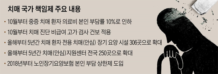 치매 국가 책임제 주요 내용 정리 표