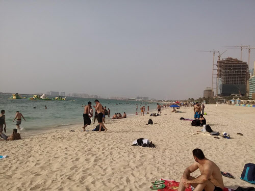 두바이 해변. /연합뉴스