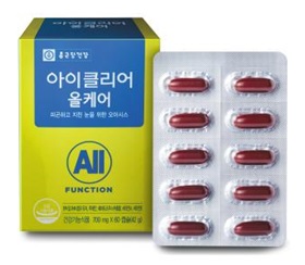 눈 건강 지키는 건강기능식품 '아이클리어 올케어'