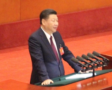 시진핑 중국 국가주석이 18일 19차 공산당 대회에서 국간 간에는 동반자로서 새로운 교류의 길을 가야한다고 밝혀 향후 북핵 문제에 미칠 영향이 주목된다. /베이징=오광진 특파원
