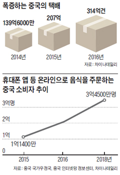 중국, 택배 박스만 1초에 1000개… 1년이면 중국 땅이 덮인다