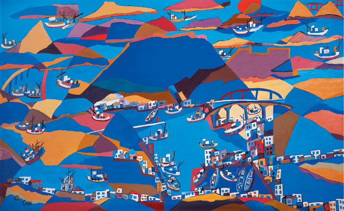 ´ÙµµÇØÀÇ Çª¸¥ ¹Ù´Ù¸¦ ±×¸° ÀüÇõ¸²ÀÇ¡®Å뿵Çס¯(2005).