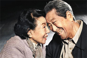 2011년 ‘3월의 눈’ 초연 배우 백성희와 장민호.