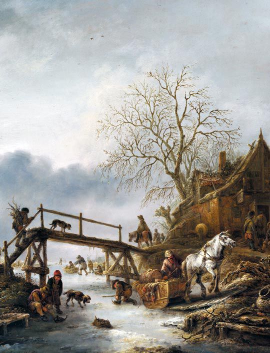 ÀÌ»è ÆÇ ¿À½ºÅ¸´õ, °Ü¿ï dz°æ, ¾à 1645³â, ³ª¹«ÆÇ¿¡ À¯Ã¤, ·±´ø ³»¼Å³Î °¶·¯¸® ¼ÒÀå.